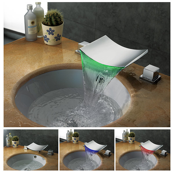 Kokols Widespread Vessel Sink Faucet & Reviews Wayfair